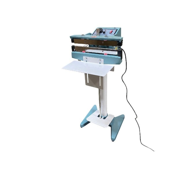 KF Series 12" Direct Heat Foot Sealer with 10mm Wide Seal Width, Meshed
